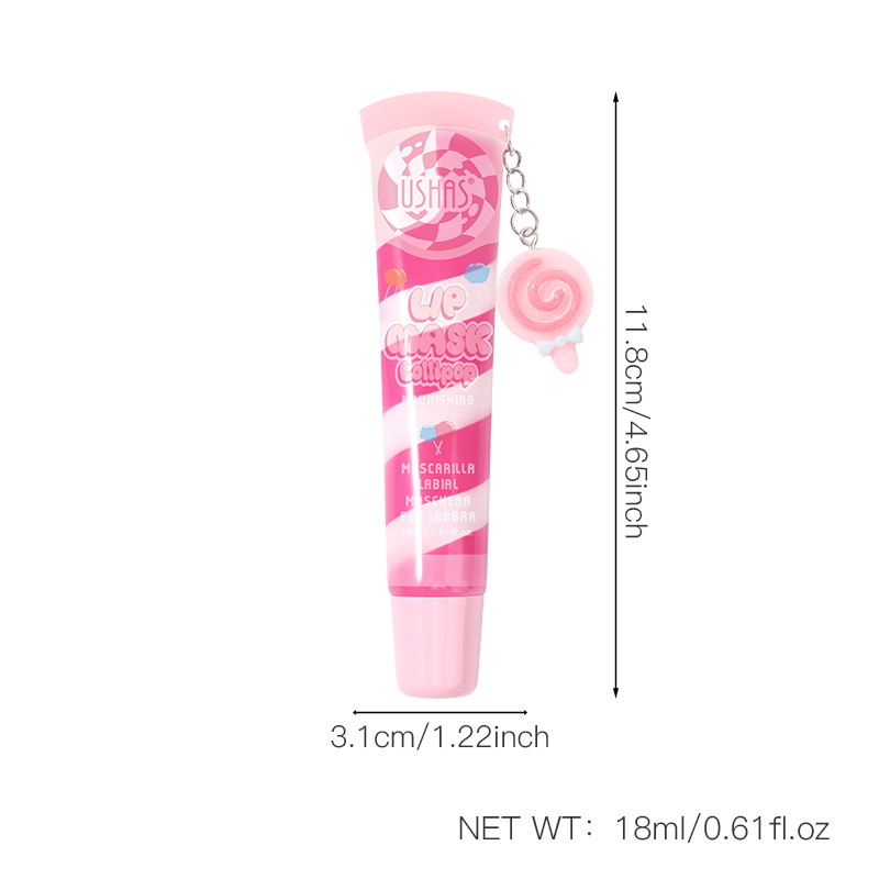 (Display Box)USHAS Amazon's best-selling cross-border long-lasting lipstick Red Lip Gloss and Lip Gloss Moisturizing UC106 Item Picture