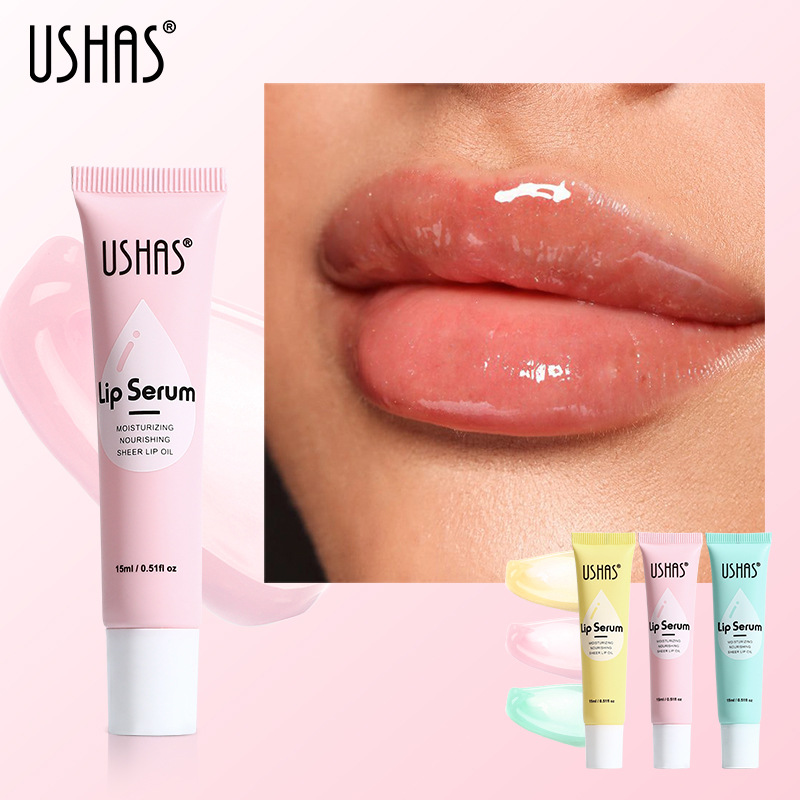 USHAS cross-border hot stock lip moisturizing and hydrating care lip balm, hydrating lip mask and lip freeze to reduce lip lines full figure
