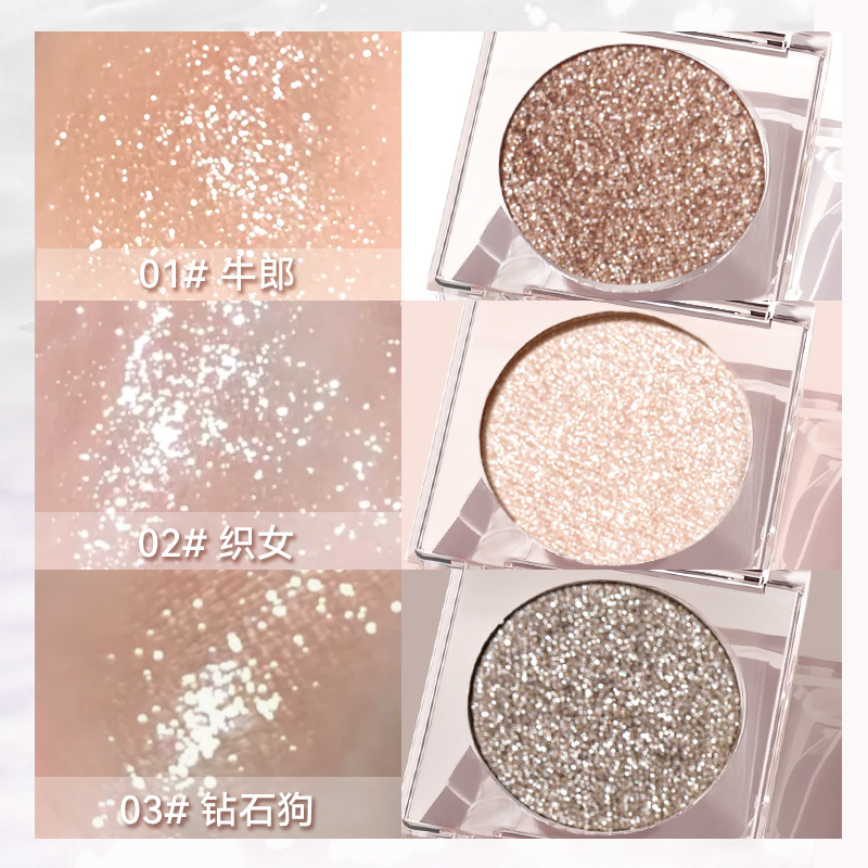 NOVO's single-color eyeshadow with sparkling eyes has a delicate and smooth texture without powder smudging. It can be used in multiple colors and features a matte finish of the Cowherd and Weaver Girl Specification drawing
