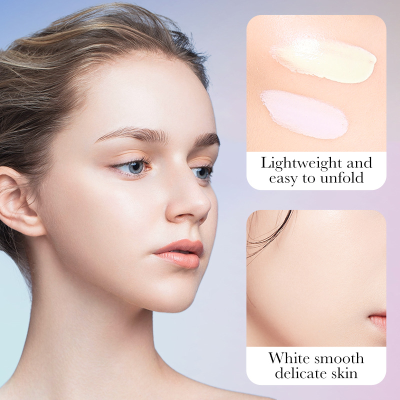 Cross-border wholesale of all-English SADOER Nicotinamide Moisturizing Two-tone Primer and Concealer that won't Smudge easily Item Picture