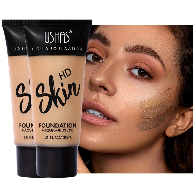 USHAS cross-border Concealer Matte Foundation for brightening, Moisturizing, Oil Control and water resistance is in stock on Amazon details Picture