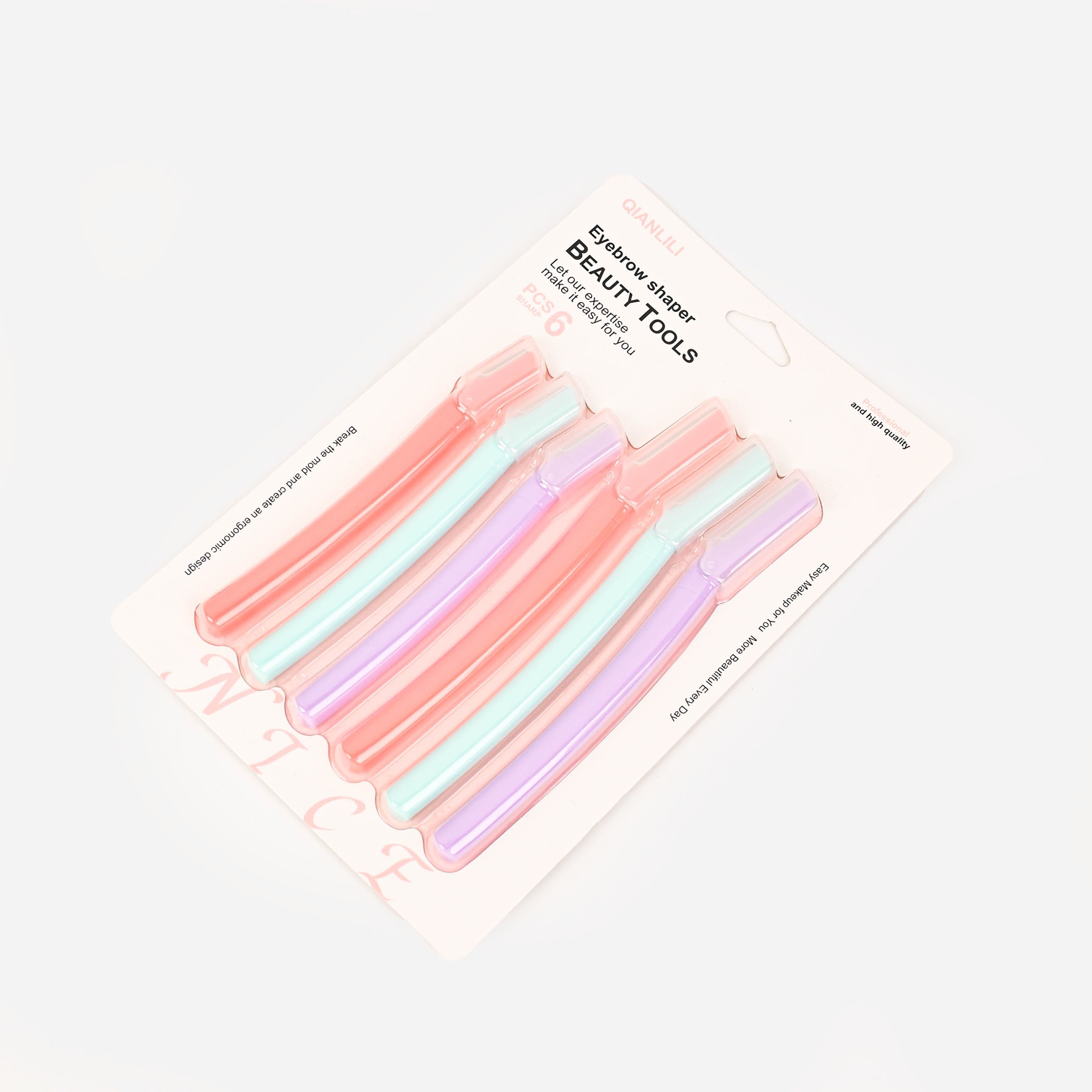 Eyebrow shaping knives, eyebrow shaving knives and eyebrow trimming knives are less likely to damage the skin details Picture