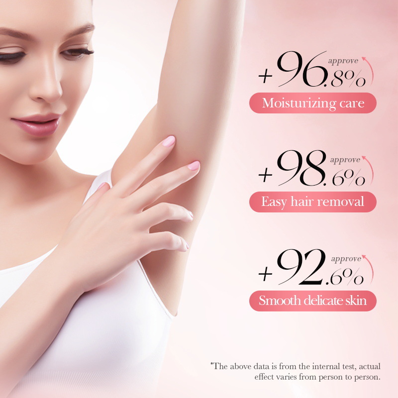 Full English SADOER Peach Smooth and Penetrating Hair Removal Cream, Underarm hair removal Clean Hair Removal Cream, cross-border export wholesale Specification drawing