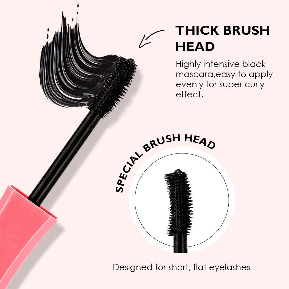 kiss beauty Cross-border Makeup mascara Curling, Waterproof, Thickening and Slimming Liquid Mascara Manufacturer wholesale Specification drawing