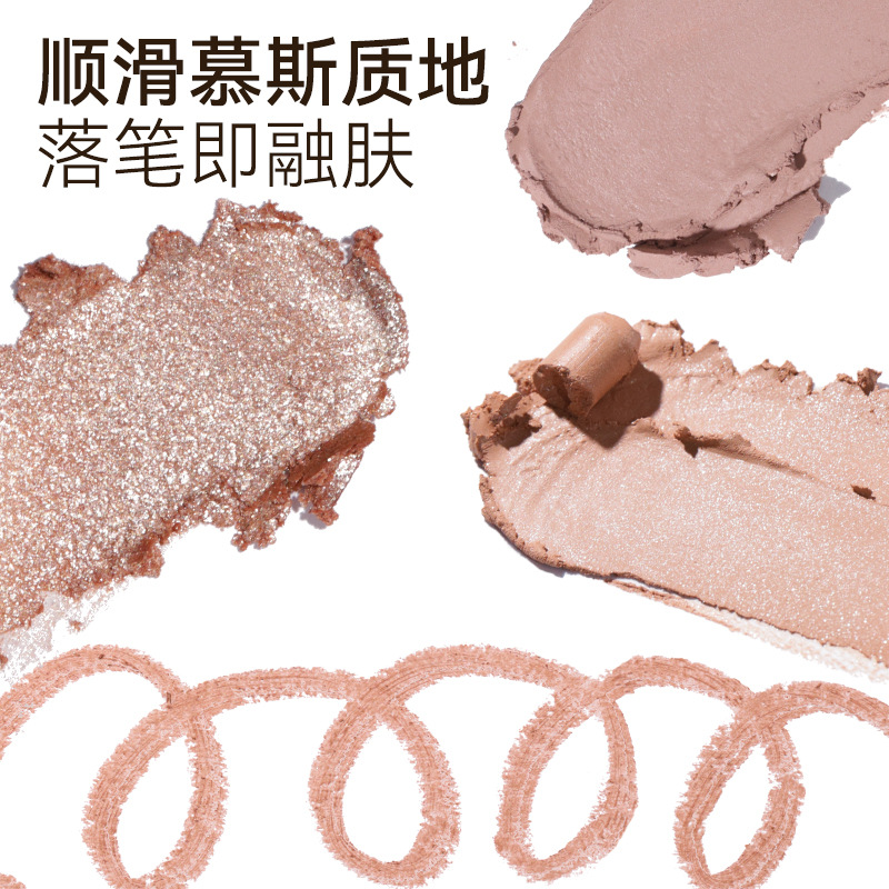 NOVO Iridesy Eyeshadow pen makes makeup perfect with just one touch. Lazy people won't smudge. Quick success. Student Party's shining eye shadow stick Specification drawing