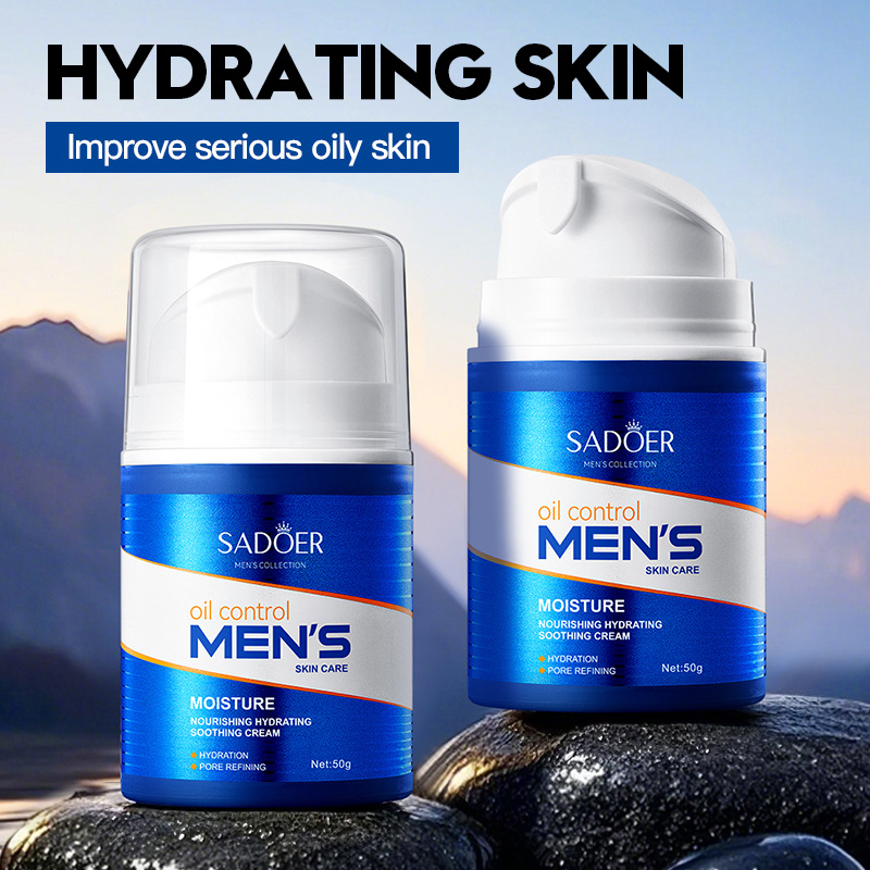 Full-english SADOER Men's Nourishing, Hydrating and Soothing Cream, Hydrating and Moisturizing Face Cream, cross-border export wholesale details Picture