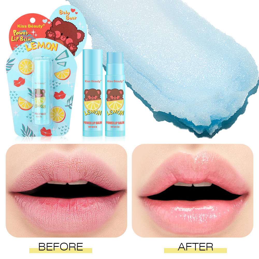 kissbeauty Cross-border Cartoon Lip Balm Repair Hydrating Lip Balm Care Moisturizing Lip Balm Factory wholesale details Picture