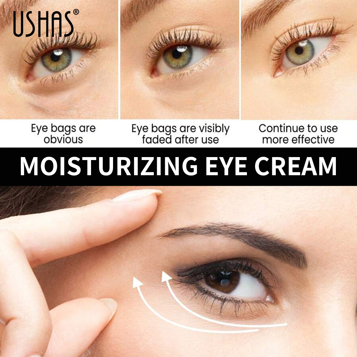 USHAS Cross-border in-stock Moisturizing Eye Cream HA300 details Picture