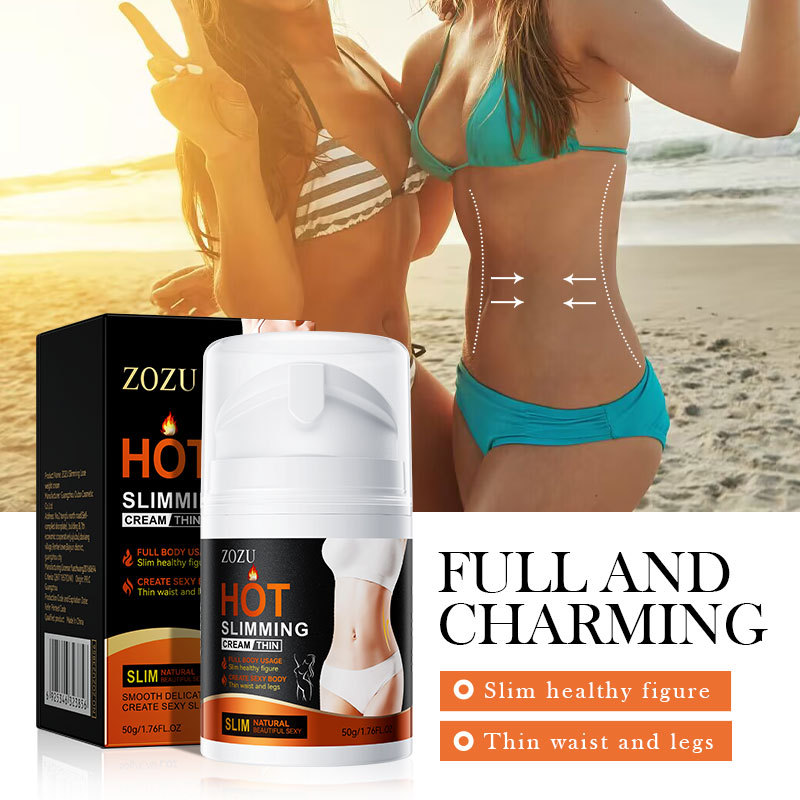 All-english ZOZU Slimming Cream, Body Massage Cream, Shaping, fat-burning, firming and Light Massage Cream Cross-border wholesale Application Scenario