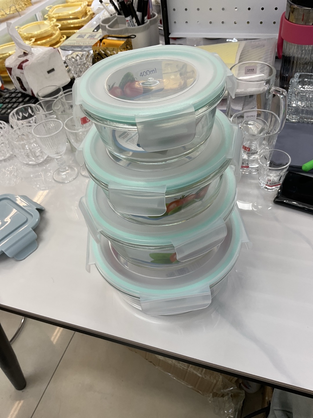 3 pieces of my transparent food storage containers