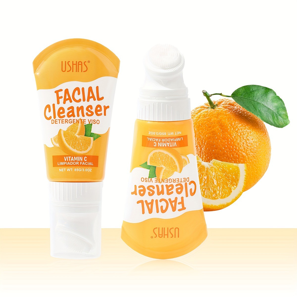 USHAS cross-border stock Cleansing foam Facial Cleanser from Europe and America, Deep Cleansing, gentle and skin-friendly HA315-HA317 full figure