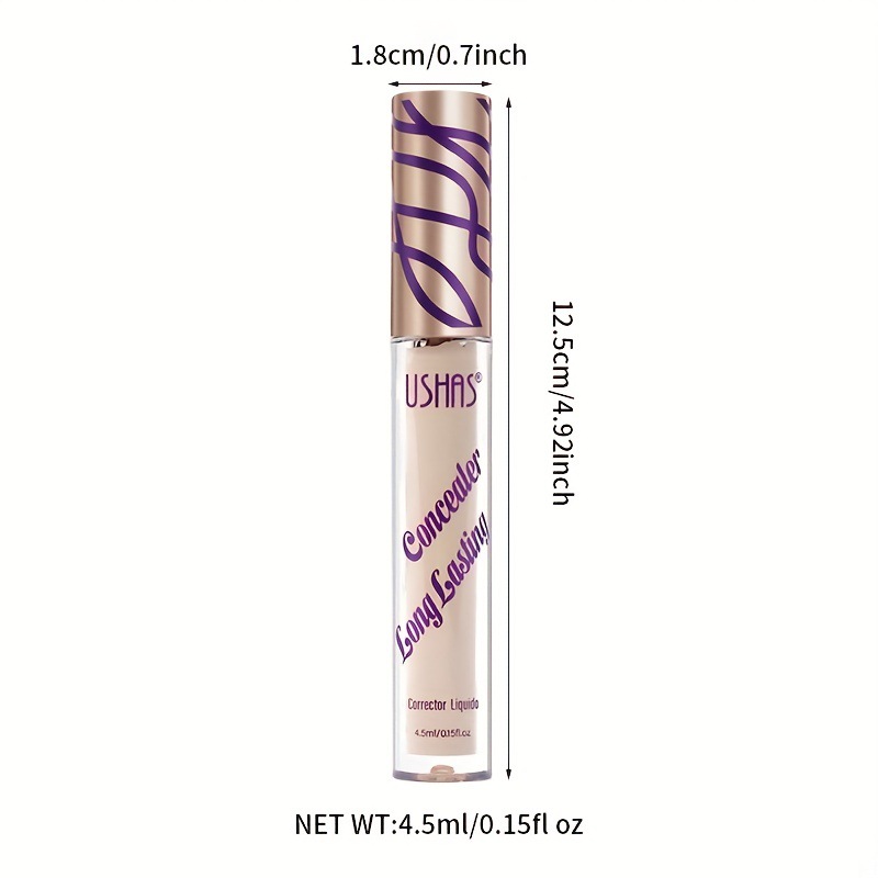 USHAS cross-border in-stock 6-color concealer pen cream moisturizes and lasts long, effectively conceals spots, acne marks and dark circles, making them look natural and three-dimensional Item Picture