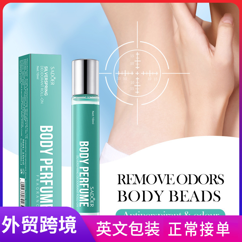 Cross-border wholesale of SADOER Silver Mountain Spring Body Perfume with lingering Fragrance and refreshing roll-on full figure