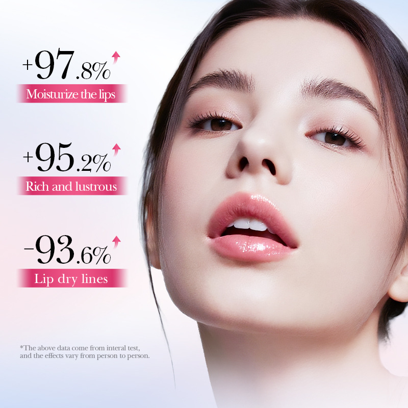 All-english BIOAOUA Nicotinamide Collagen Pink Lip Mask Anti-dryness and Cracking Lip Mask Cross-border export wholesale Application Scenario