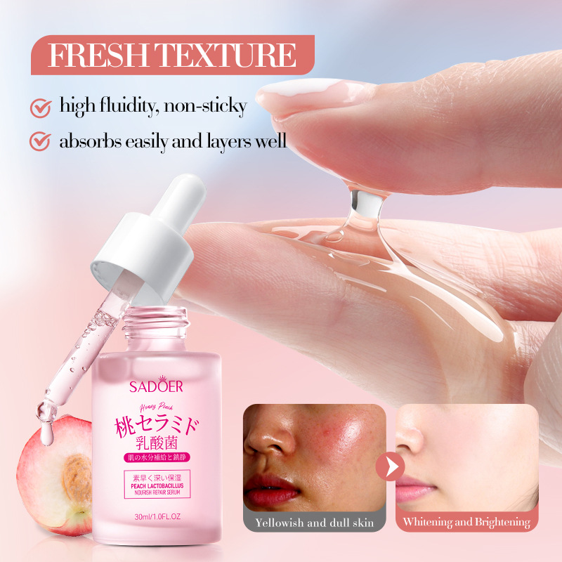Full English SADOER Peach Lactic Acid Bacteria Nourishing Essence Moisturizing Skin Essence Cross-border export wholesale Item Picture