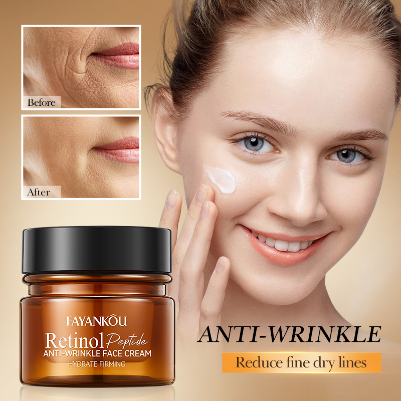 FAYANKOU Retinol Peptide Anti-Wrinkle Skin Care Product Set Moisturizing Cream Cross-border export wholesale details Picture