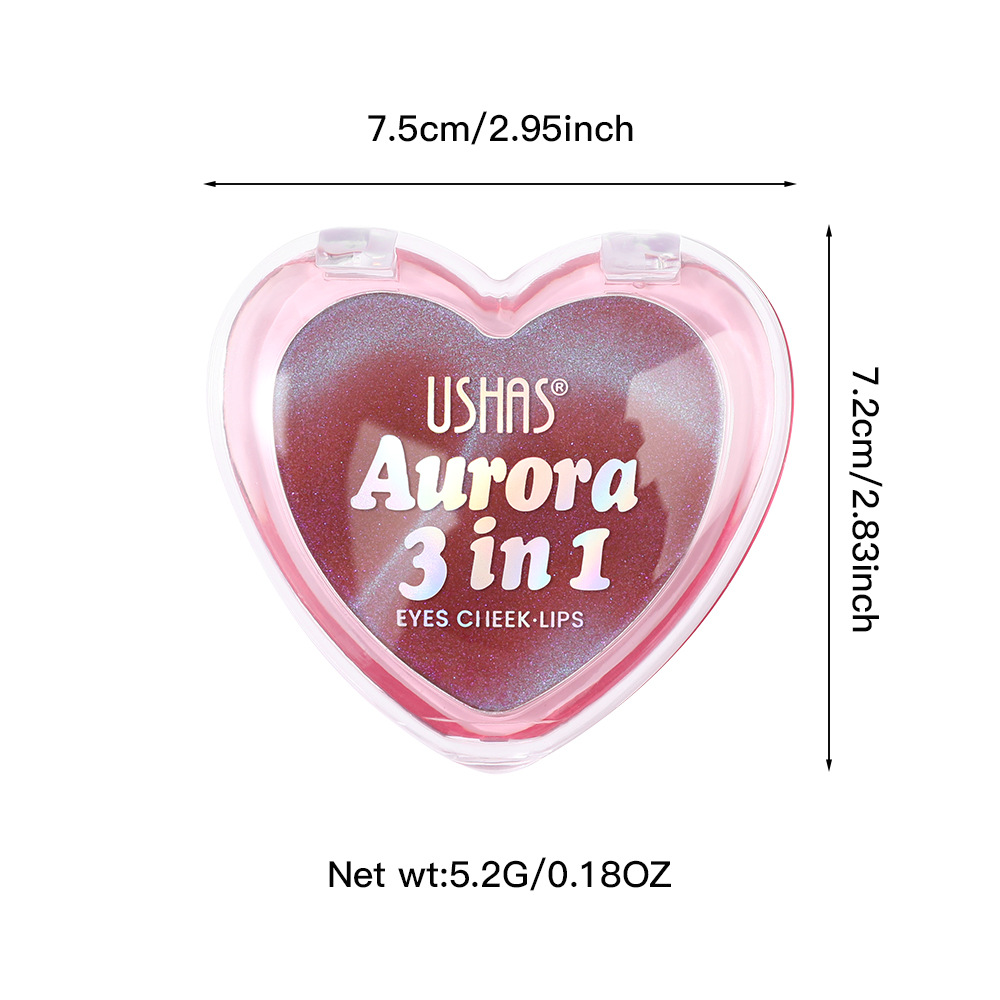 USHAS European and American cross-border stock single-compartment magnetic blush, long-lasting waterproof, natural complexion enhancement, UC105 Item Picture