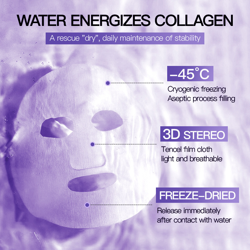 Cross-border export wholesale of SADOER Vitamin B5 Moisturizing freeze-dried Mask and hydrating mask details Picture