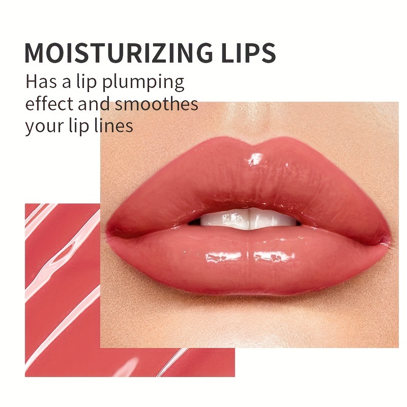 USHAS cross-border hot-selling colored lip glosses, liquid lipsticks, matte non-stick cups, lip glosses and lip glazes on Amazon details Picture
