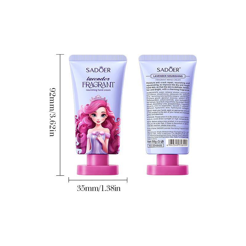 Full English SADOER Lavender Nourishing Fragrance Hand Cream Moisturizing and Anti-dryness Hand Cream Cross-border export wholesale Item Picture