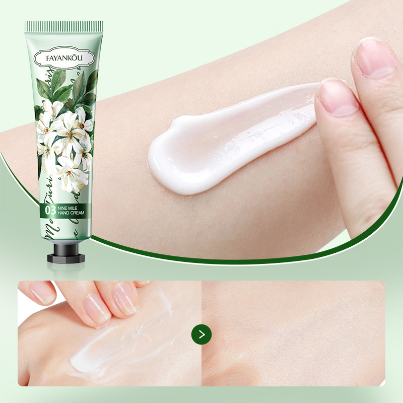 FAYANKOU Nine-Mile Fragrance Hand Cream Moisturizing Autumn and Winter Anti-cracking Hand Cream Cross-border export wholesale Application Scenario
