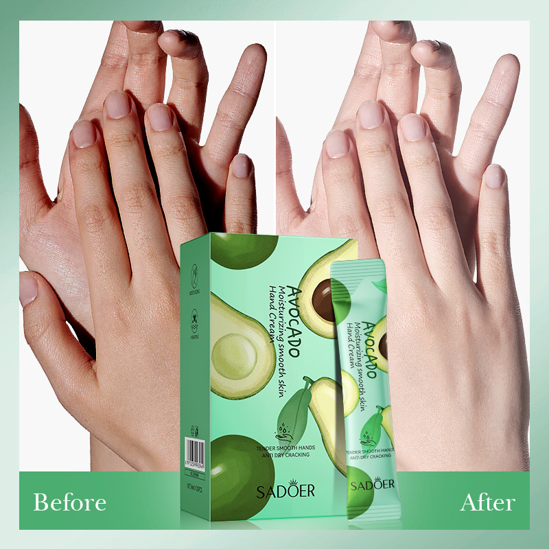 Cross-border wholesale of SADOER avocado, peach and grapefruit hand cream and fruit hand cream in English Item Picture