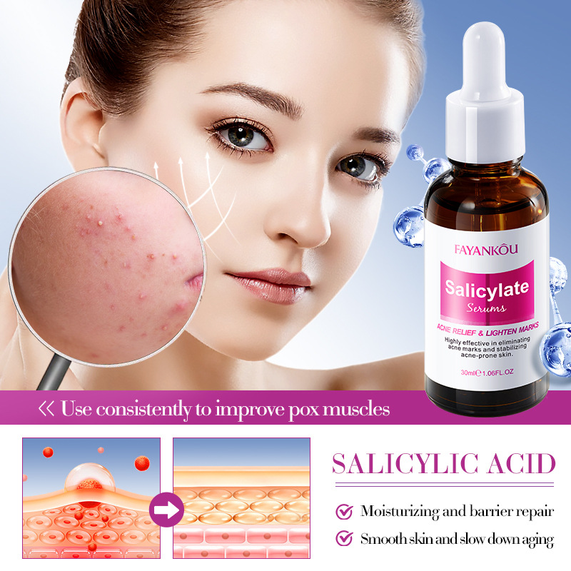 FAYANKOU Salicylic acid Acne Serum and Hydrating Skin Serum Cross-border export wholesale Application Scenario