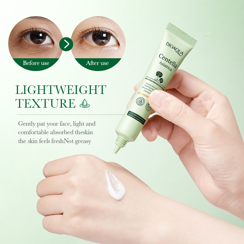 All-english BIOAOUA Centella asiatica Nourishing and Repairing Eye Cream Moisturizing and hydrating Eye care cross-border export wholesale Item Picture