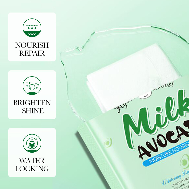 Cross-border in-stock milk and fruit series mask SADOER Moisturizing and nourishing patch mask, factory direct sales for export details Picture