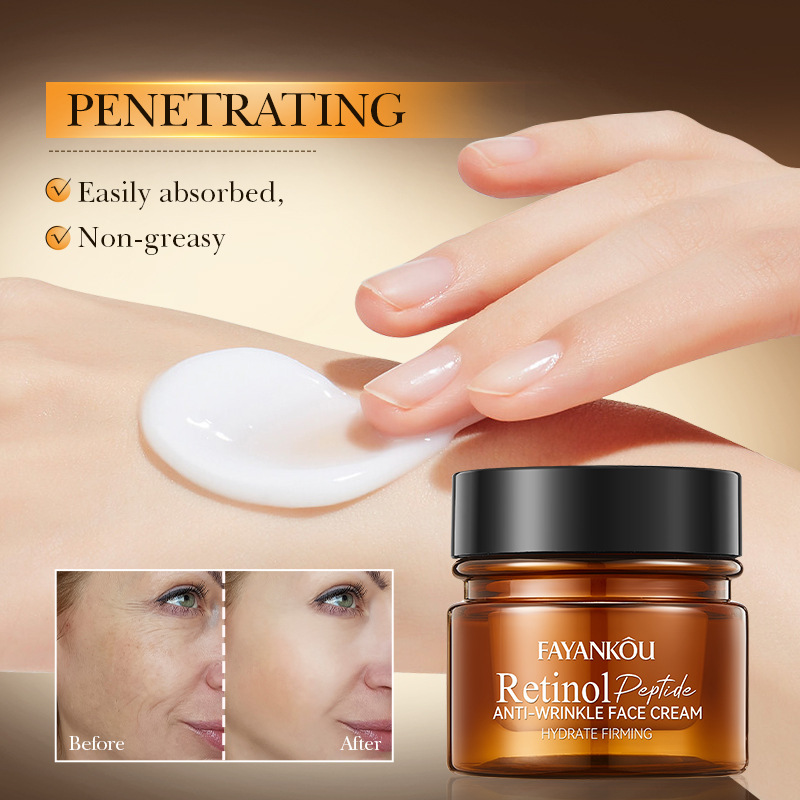FAYANKOU Retinol Peptide Anti-Wrinkle Cream, Brightening and Moisturizing Cream, cross-border export wholesale Application Scenario