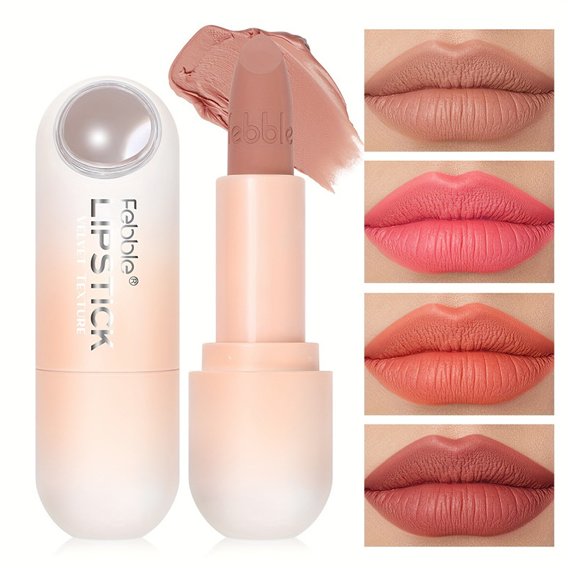 USHAS European and American cross-border stock lipstick Waterproof non-stick cup Long-lasting non-smudging velvet matte Lipstick FBC032 full figure