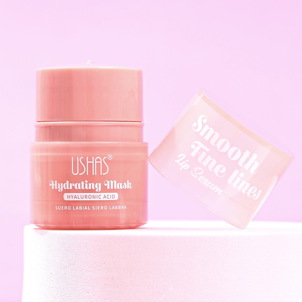 USHAS European and American cross-border stock Lip Mask Long-lasting Moisturizing and nourishing lip balm UC082 to reduce lip lines Specification drawing
