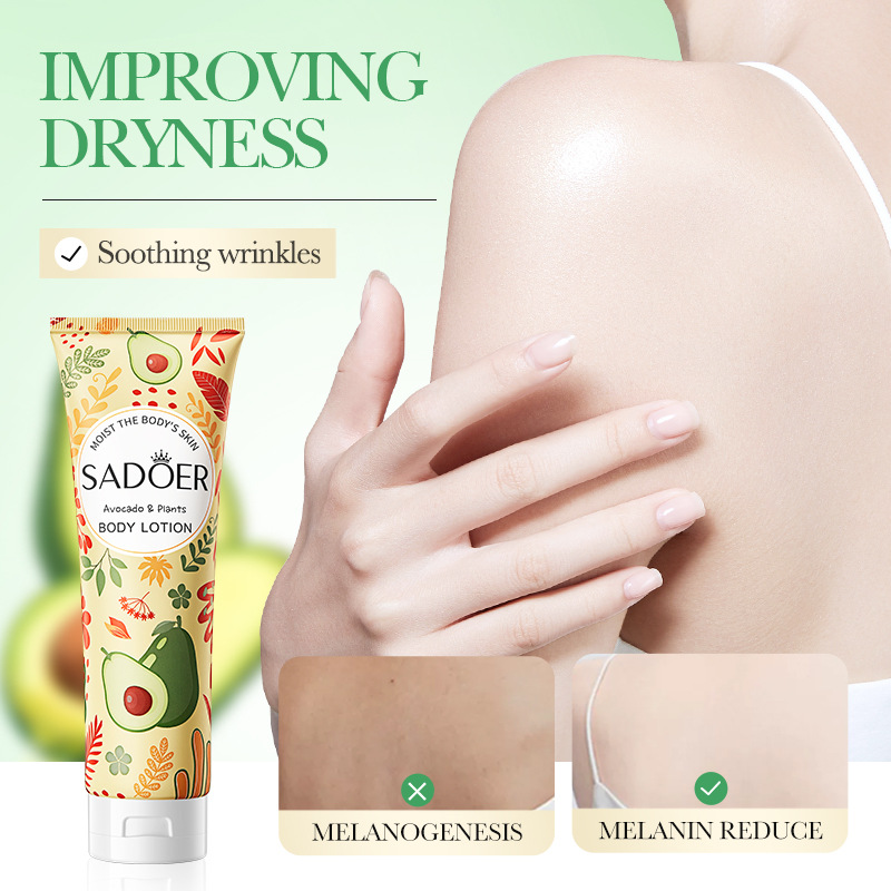 SADOER Avocado Body Lotion for autumn and winter moisturizing and nourishing Body Cream Cross-border export wholesale details Picture