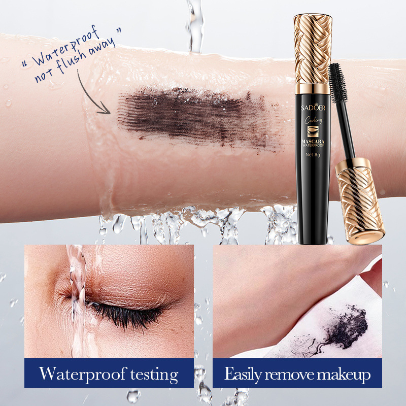 Full English SADOER Thickening and curling mascara, styling mascara, makeup mascara cross-border export wholesale Item Picture