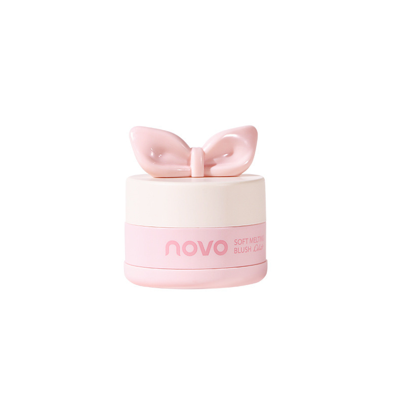NOVO Spring Language Flower Search Blush is natural, delicate, long-lasting and brightening. Single-color blush cream is an affordable student makeup Item Picture