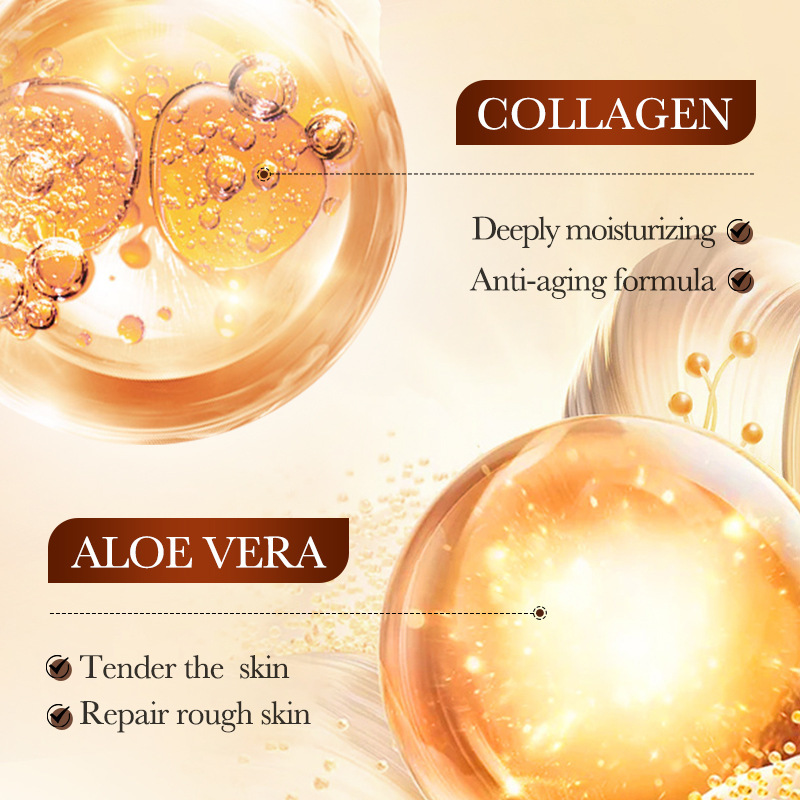 Cross-border export wholesale of SADOER bone collagen anti-wrinkle Firming Mask and Moisturizing Hydrating Mask in full English Specification drawing