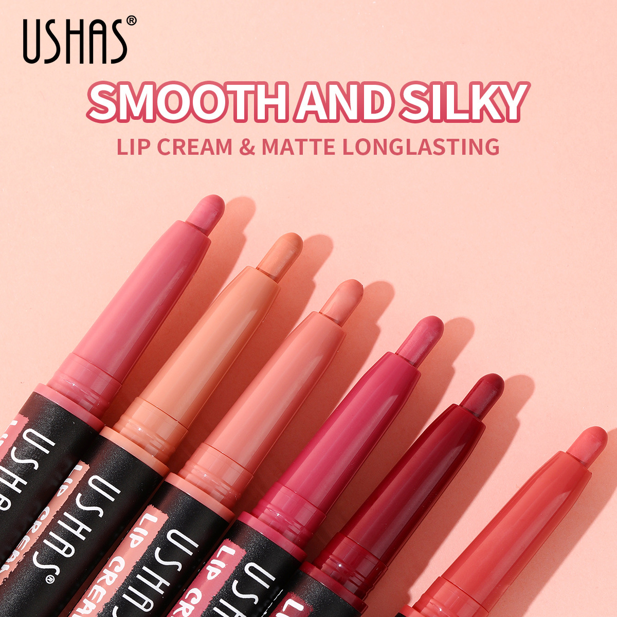 USHAS cross-border Amazon bestseller Lipstick Pen non-stick Cup Long-lasting waterproof Lipstick Lipstick LP2330 details Picture