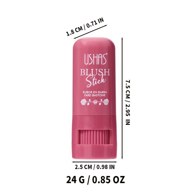 USHAS Amazon Cross-border Solid Blush Cream, Contouring Matte Eyeshadow 2-in-1, Waterproof and Long-lasting Makeup Item Picture