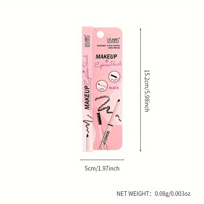 USHAS cross-border bestseller rotating eyebrow pencil is waterproof, sweat-proof, does not fade, lasts long without smudging, and offers natural makeup Item Picture
