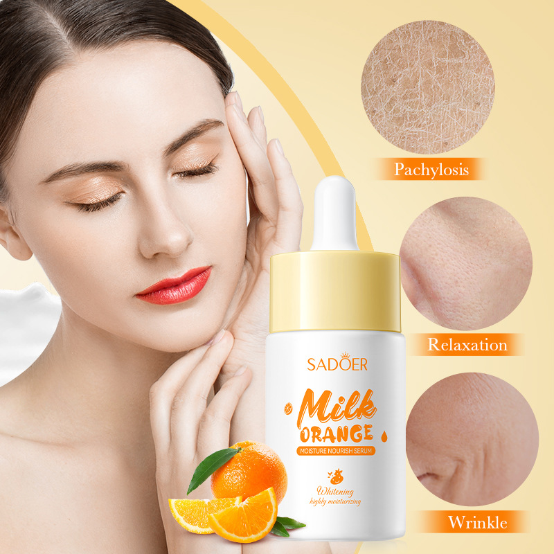 Cross-border export wholesale of SADOER Milk Orange Moisturizing Nourishing Essence and Hydrating Essence in full English details Picture