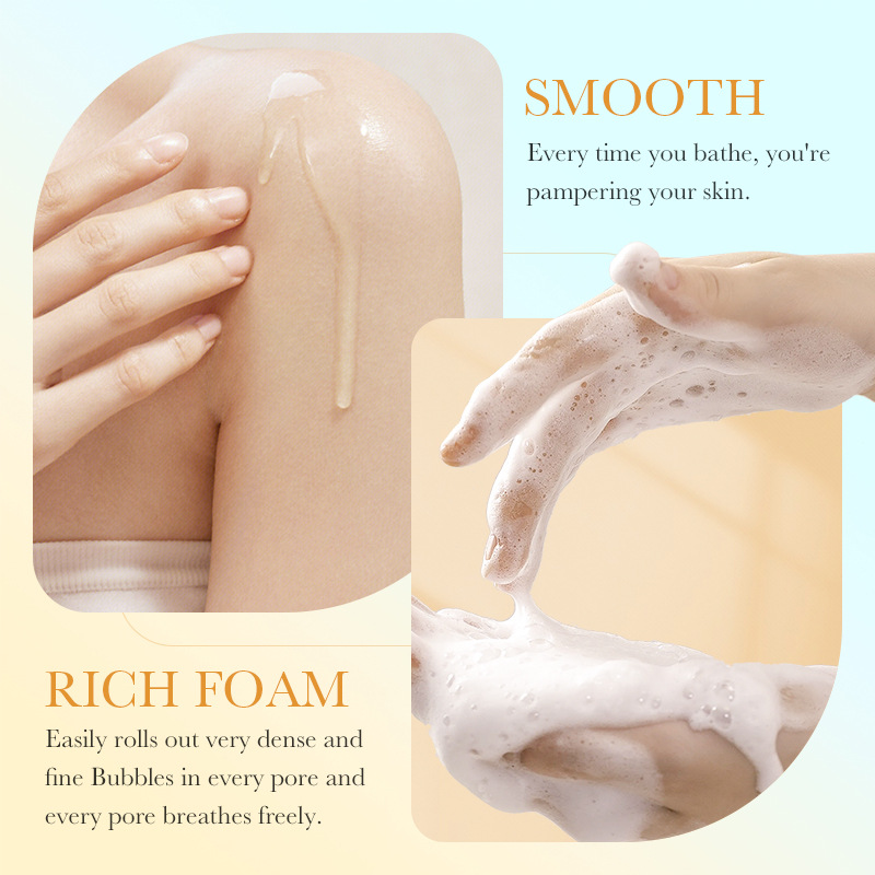 Cross-border wholesale of SADOER whitening, nourishing and rejuvenating body Wash and deep cleansing body wash in English Item Picture