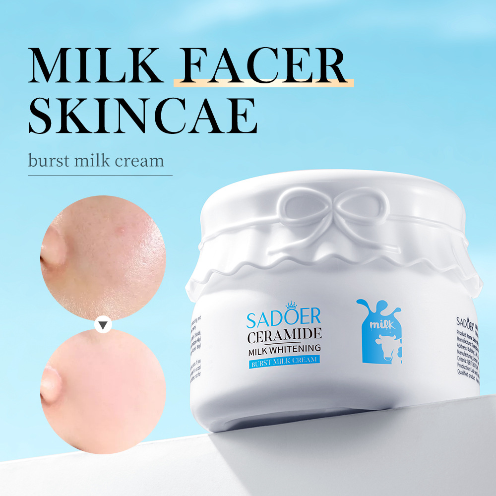 Full English SADOER milk whitening skin care product set, essence, cream, Facial Cleanser, cross-border export wholesale Item Picture