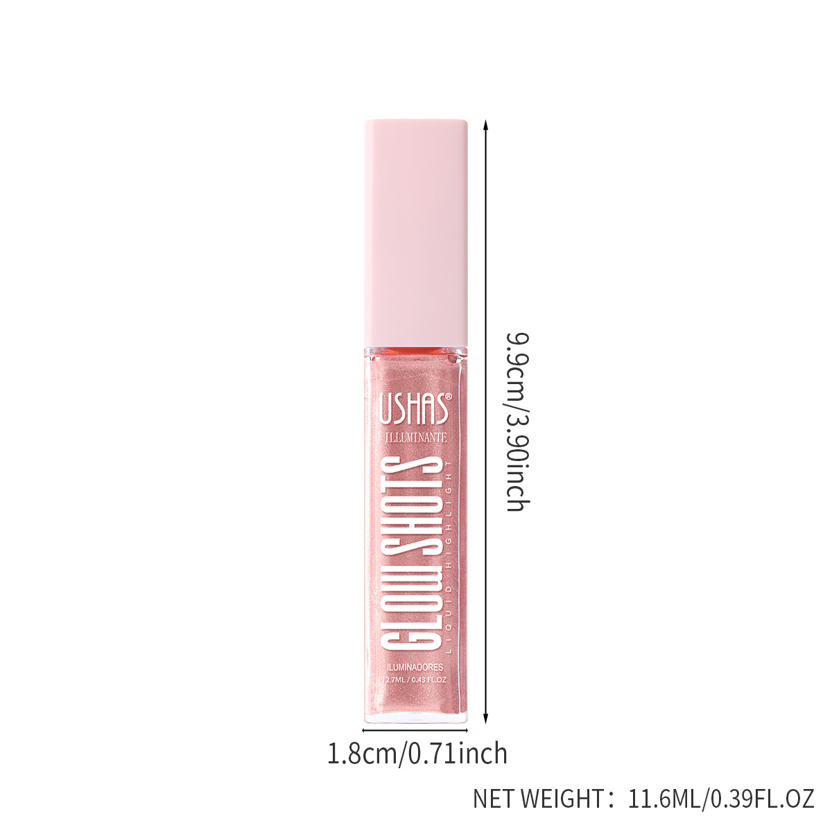 USHAS European and American cross-border stock Liquid High-gloss Waterproof Long-lasting brightening Contour Liquid Smooth FS459B Item Picture