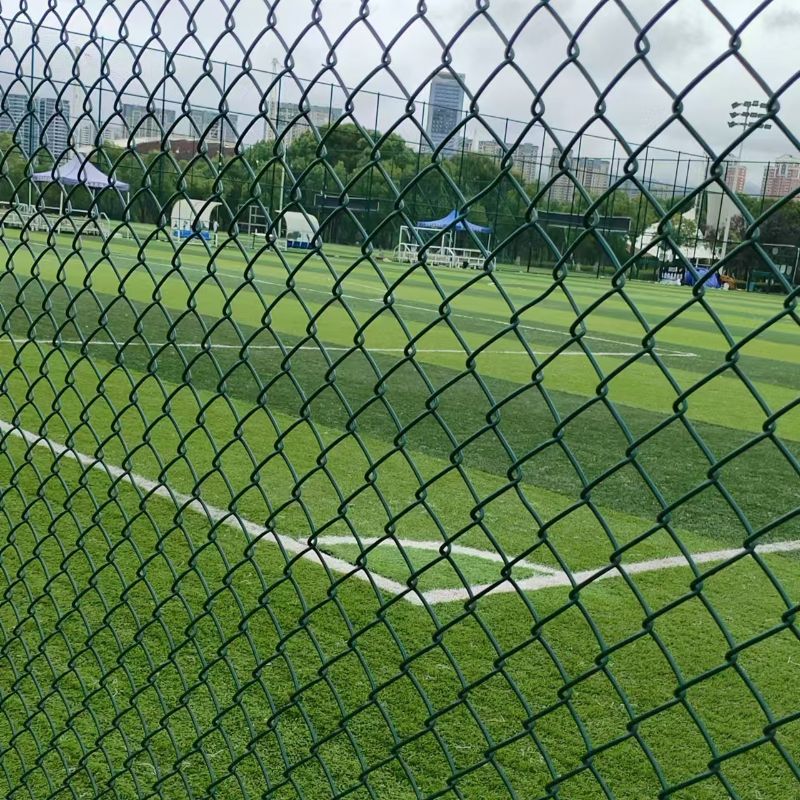 Football field, basketball court fence11
