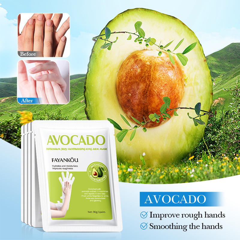 FAYANKOU Avocado Vaseline Moisturizing Arm Mask Cross-border wholesale for nourishing and rejuvenating the skin Application Scenario