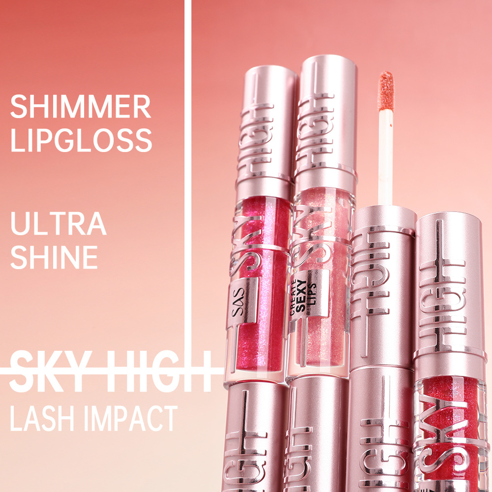 SAS Cross-border wholesale Hot Sale: Waterproof Mirror Water Gloss Lip Gloss and Moisturizing Pearlescent Lip Gloss SAC152 details Picture