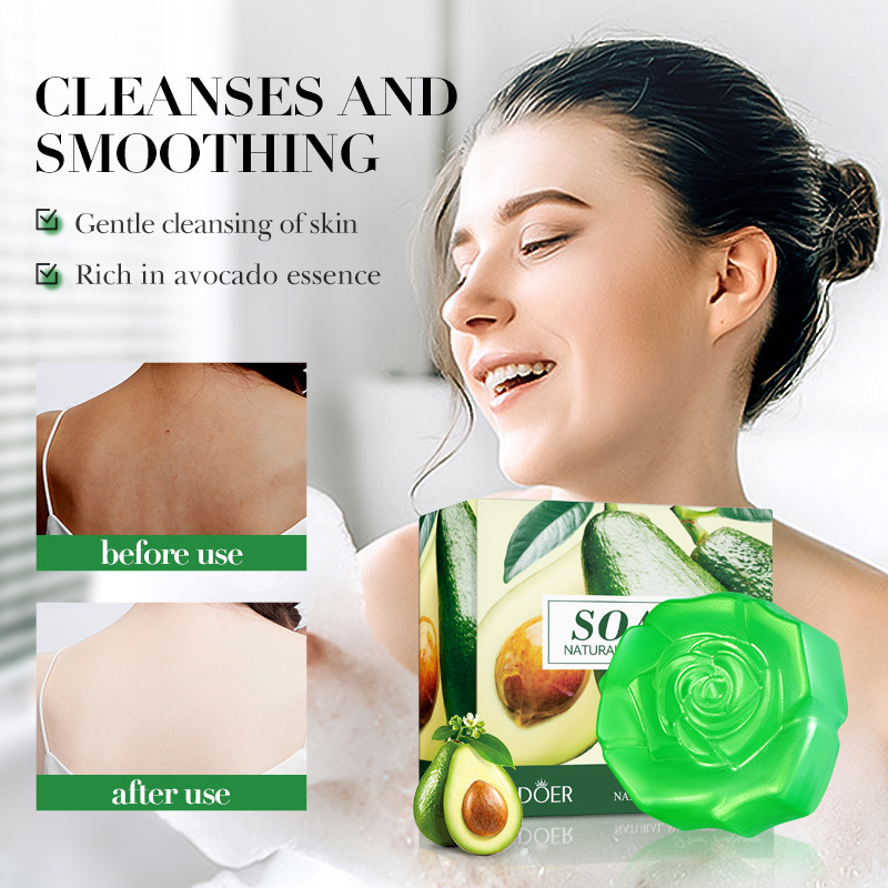 SADOER natural avocado essential oil Soap, handmade soap, body universal soap, cross-border export wholesale Item Picture