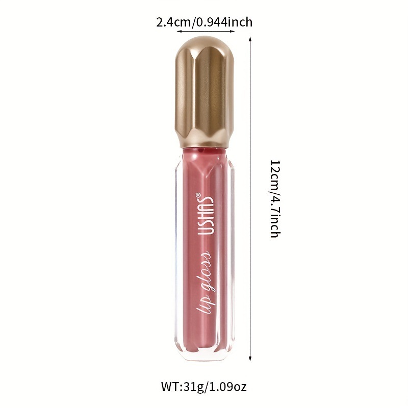 USHAS 'best-selling cross-border matte liquid lipstick, pearlescent lip gloss, non-stick cup, waterproof lip gloss Item Picture