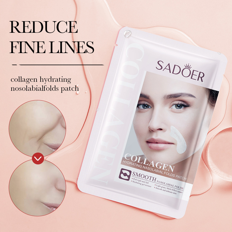 Full English SADOER Collagen Hydrating Gel for Removing nasolabial Folds and fine lines at the corners of the mouth cross-border export wholesale details Picture
