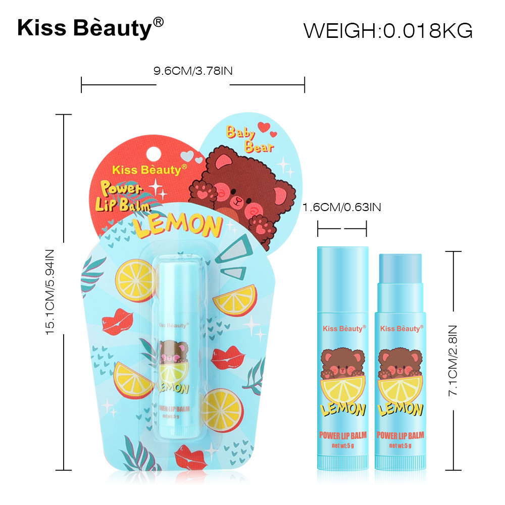 kiss beauty Cross-border Thermochromic Lipstick Cartoon Color-changing Lipstick Moisturizing Moisturizing Waterproof Lipstick Color-changing Lipstick Item Picture